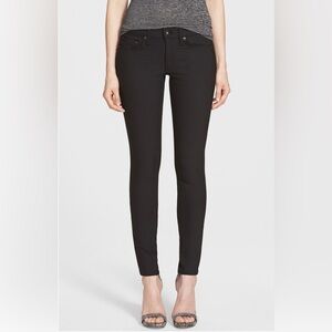 Rag & Bone Black Equestrian Skinny Jeans